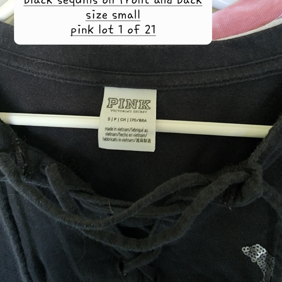 Pink lace up front - Picture 4 of 4